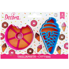 Biscuit cutters Donut and Ice cream