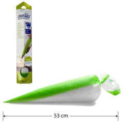 One Way Disposable Piping Bag Masterline Green 12pcs - 53x28cm